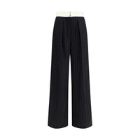 Forte_Forte Sartorial high-waisted pinstripe wool-blend Trousers
