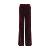 Forte_Forte Flared Trousers in smooth Velvet