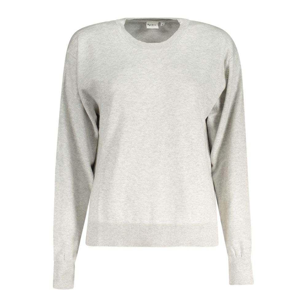 Pepe Jeans Gray Cotton Sweater