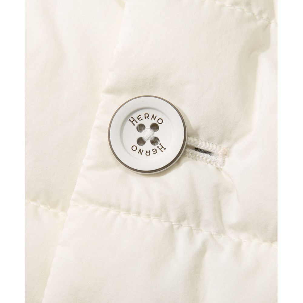 Herno White Polyamide Sleveless Jacket