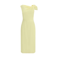 Givenchy Draped Midi Cady Dress