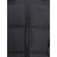 Off-White Hooded Diagonal Arrow Down Jacket
