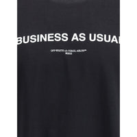 Off-White Business Quote’ T-shirt