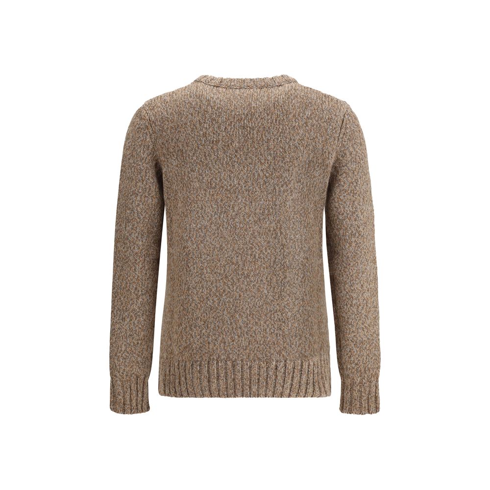 Aragona Cashmere Brown Merino Wool Sweater