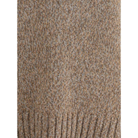 Aragona Cashmere Brown Merino Wool Sweater