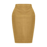 Saint Laurent Denim Pencil Skirt