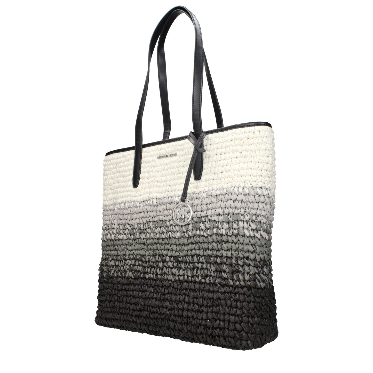 Michael Kors Black Raffia Shoulder Bags