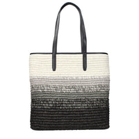 Michael Kors Black Raffia Shoulder Bags