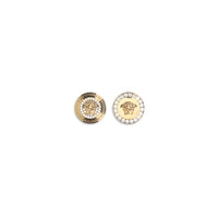 Versace Crystal Medusa Earrings