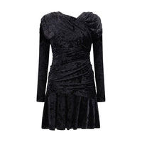 Ganni Ruched Mini Dress