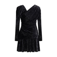 Ganni Ruched Mini Dress