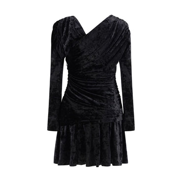 Ganni Ruched Mini Dress