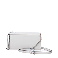 Michael Kors White Leather Clutch Bags