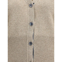 Thom Browne Jersey Stitch Shetland Wool 4-Bar Cardigan