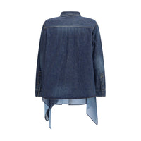 Sacai Denim and satin Shirt