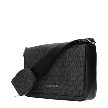 Michael Kors Black Fabric Crossbody Bags