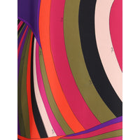 Emilio Pucci Short Caftan in silk with Marmo print