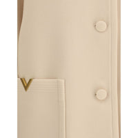 Valentino Wool Drap Caban