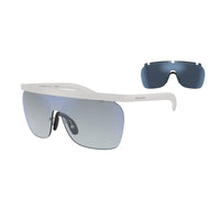 Giorgio Armani White Acetate Sunglasses
