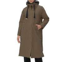 Herno Fur Lining Midi Parka Coat
