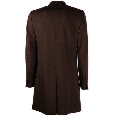 Made in Italy Brown Wool Coat