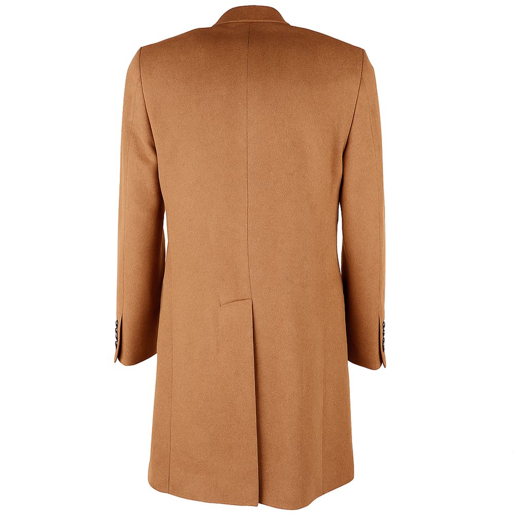 Made in Italy Brown Wool Coat