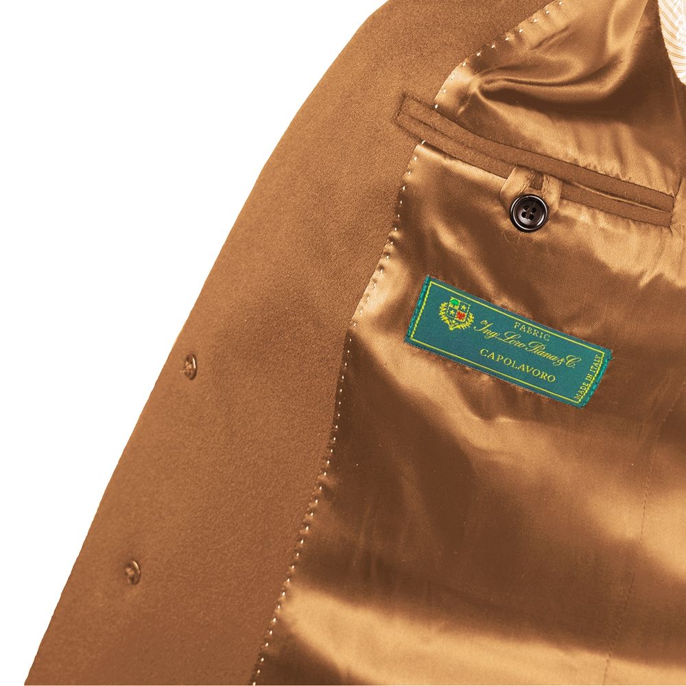Made in Italy Brown Wool Coat