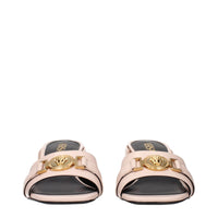Versace Pink Leather Platforms