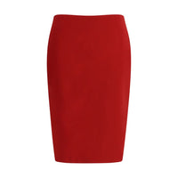Saint Laurent Satin Pencil Skirt