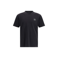 Stone Island Crew-neck T-shirt with monochrome compass logo