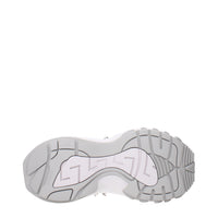 Versace White Fabric Chunky Sneakers