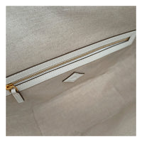 MCM Beige Raffia Shoulder Bag