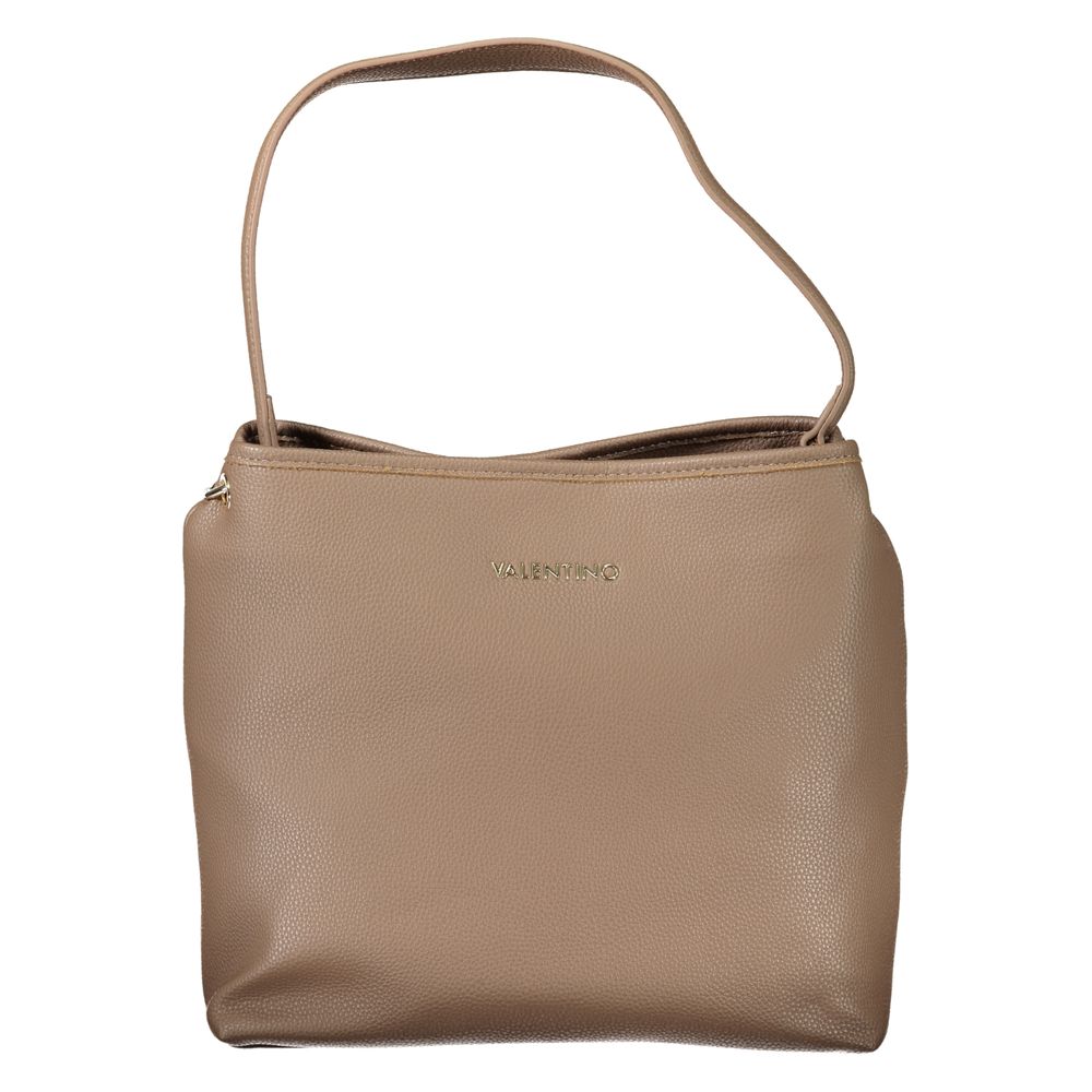 Valentino Brown Polyethylene Handbag