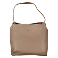 Valentino Brown Polyethylene Handbag