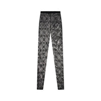 Marine Serre Recycled Mesh Flocked Tights