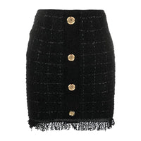 PINKO Black Polyester Skirt