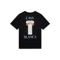 Casablanca Black Cotton T-Shirt