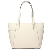 Michael Kors Beige Leather Shoulder Bag