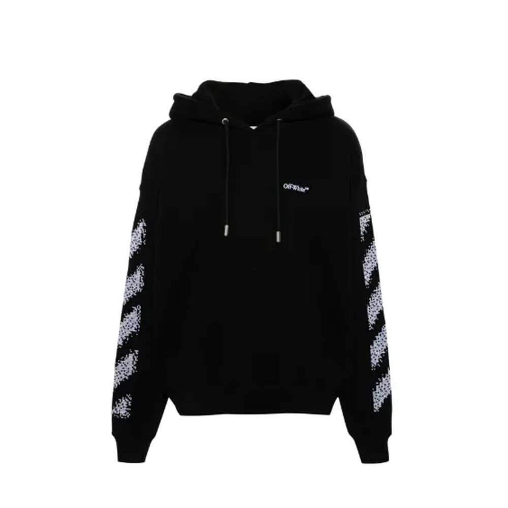 Off-White Pixel Diag Skate Hooded Sweatshirt