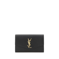 Saint Laurent Black Calf Leather Bos Taurus Shoulder Bag
