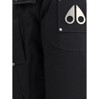 Moose Knuckles Black Cotton Parka