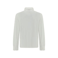 Brunello Cucinelli White Cotton Dress Shirt