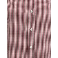 Brunello Cucinelli Red Cotton Pattern Shirt