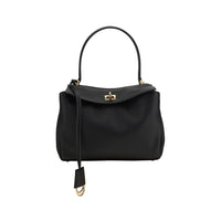 Balenciaga Black Calf Leather Bos Taurus Shoulder Bag