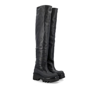 Chloé Black Leather Over The Knee