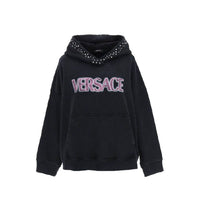 Versace Black Cotton Sweatshirt