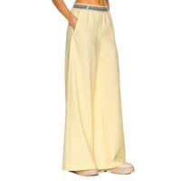 Stella McCartney Yellow Wool Casual Pants