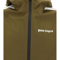 Palm Angels Green Polyethylene Shell Jacket