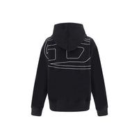 Diesel Black Elastane Sweatshirt