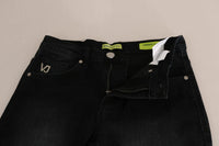 Versace Jeans Couture Dark Black Dora Slim Fit Denim Pants